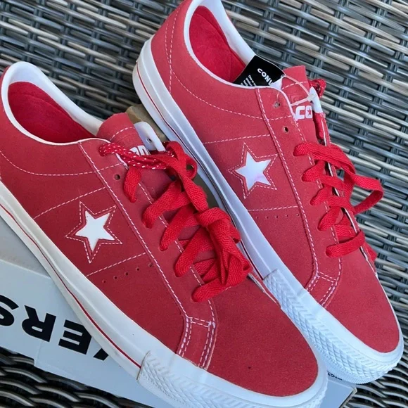Converse One Star Pro OX University Red/White MEN`S - Picture 8 of 16